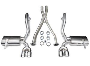 Chevrolet Corvette Performance Exhaust - Rear - CORSA Performance - Xtreme Cat-Back + XO - Polished - `97-`04 Chevrolet Corvette Performance Exhaust - Rear - CORSA Performance - Xtreme Cat-Back + XO - Polished - `97-`04